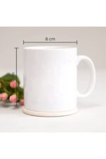 Ö Harfli Çerçeveli Baskılı Kupa Bardak - Görsel 2