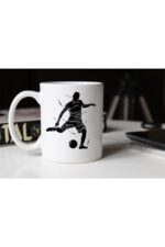 Futbolcu Temalı Beyaz Porselen Kupa-07 Tfspr-07