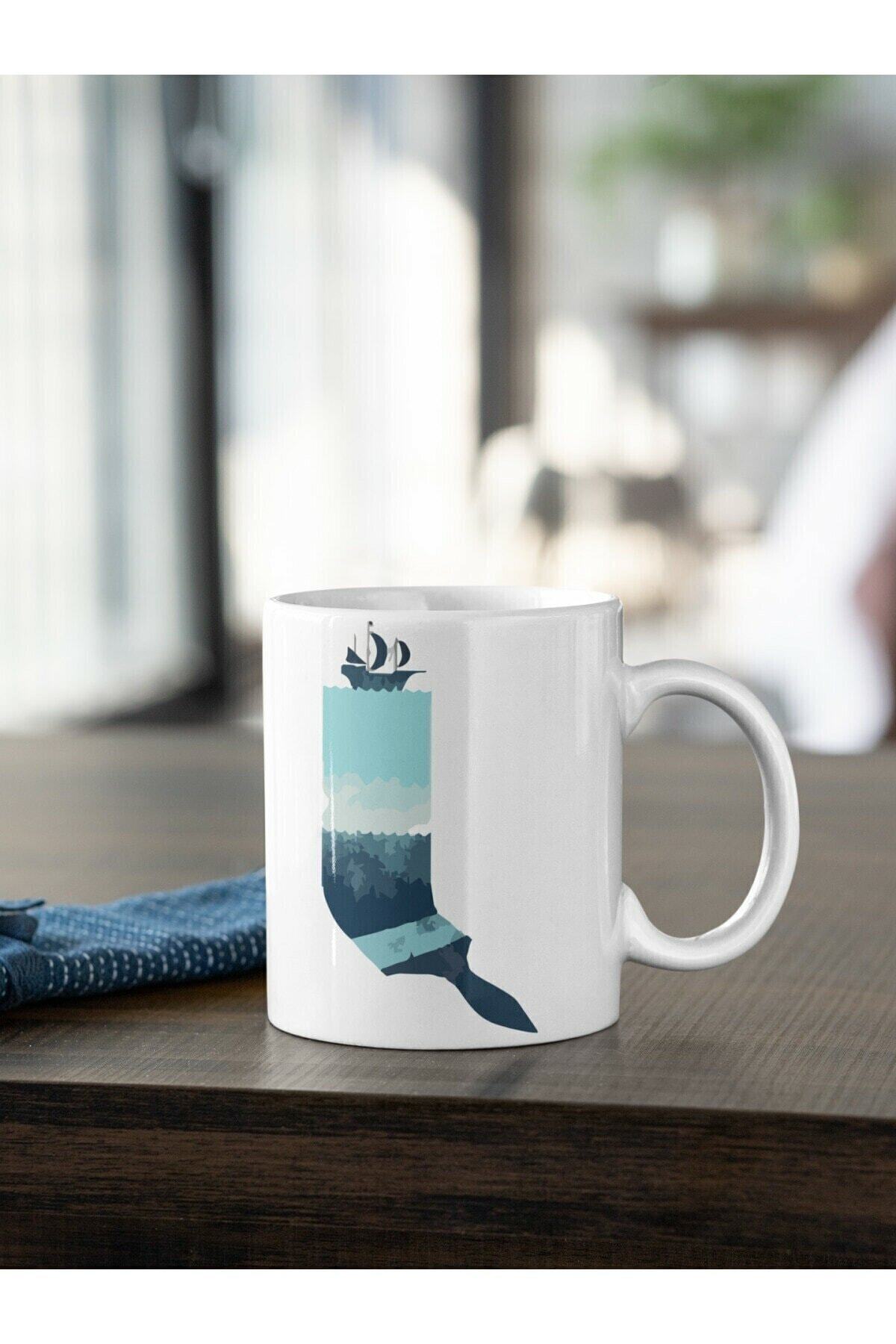 1_org_zoom-2051.jpg Tekne Serisi Deniz Kum Güneş 4 Baskılı Kupa - Görsel 1