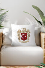 Bozkurt ve Türk Bayraklı  Yastık