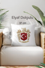 Bozkurt ve Türk Bayraklı  Yastık - Görsel 2