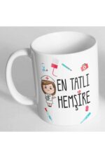 En Tatlı Hemşire Hemşirelere Hediye Baskılı Kupa Bardak