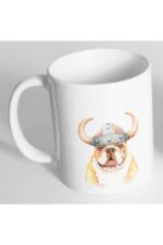 Viking Bulldog Resim Baskılı Kupa Bardak
