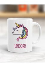 Unicorn Baskılı Kupa Bardak - Resimli Kupa Bardak - Hediyelik Bardak - Bardak Baskı