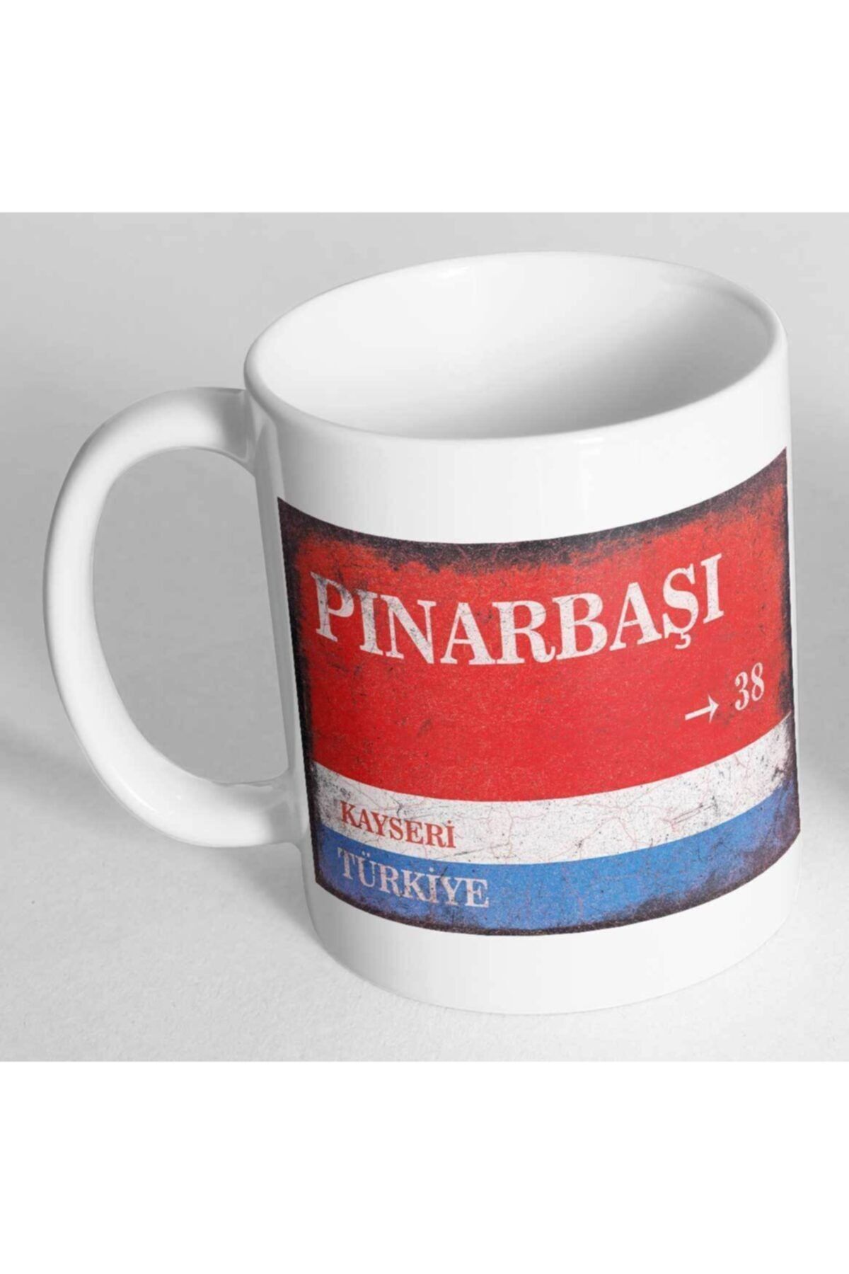 1_org_zoom-221.jpg Kayseri Pınarbaşı Sokak Tabelası Baskılı Kupa Bardak - Görsel 1