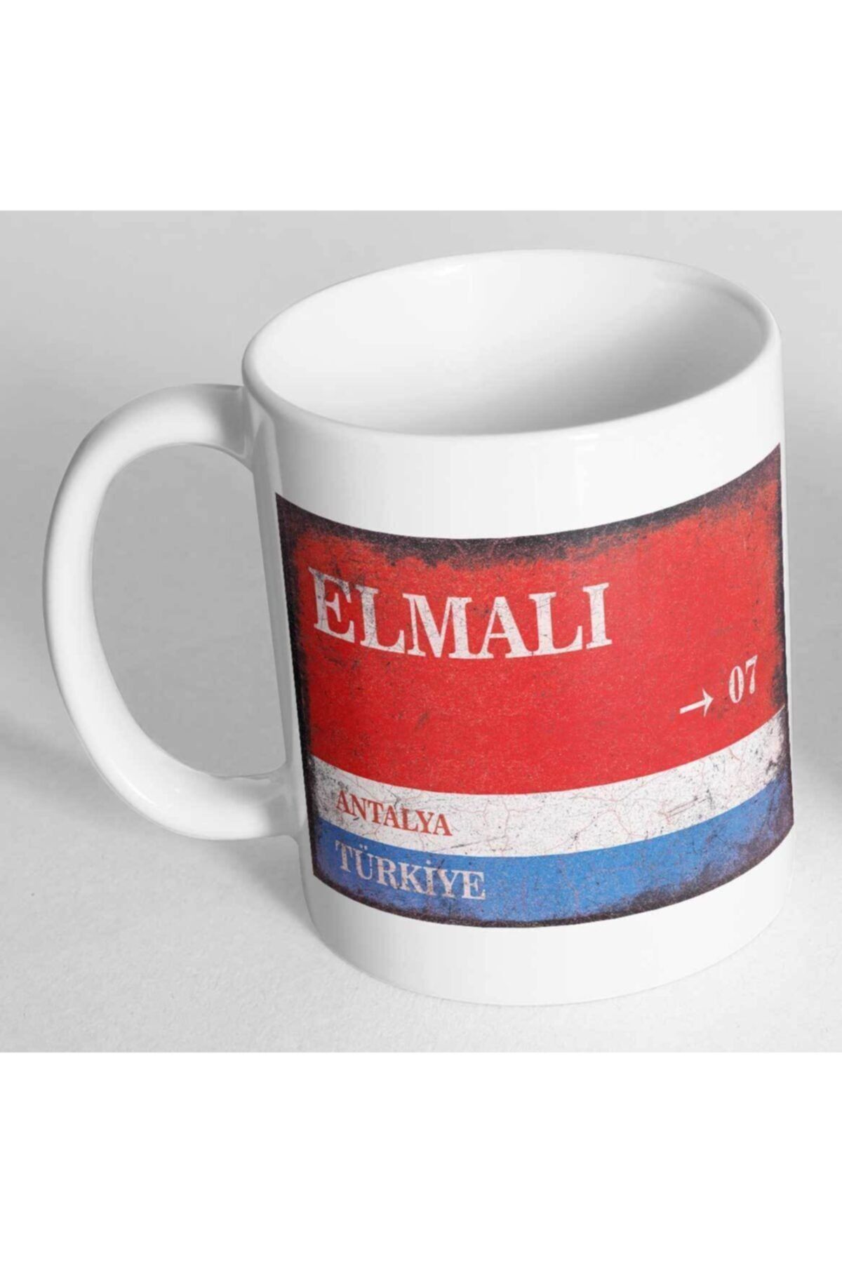 1_org_zoom-223.jpg Antalya Elmalı Sokak Tabelası Baskılı Kupa Bardak - Görsel 1