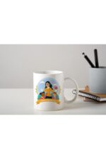 Öğretmenler Günü Özel Tasarım- Canım Öğretmenim Baskılı Porselen Kupa Bardak 002 Tfog