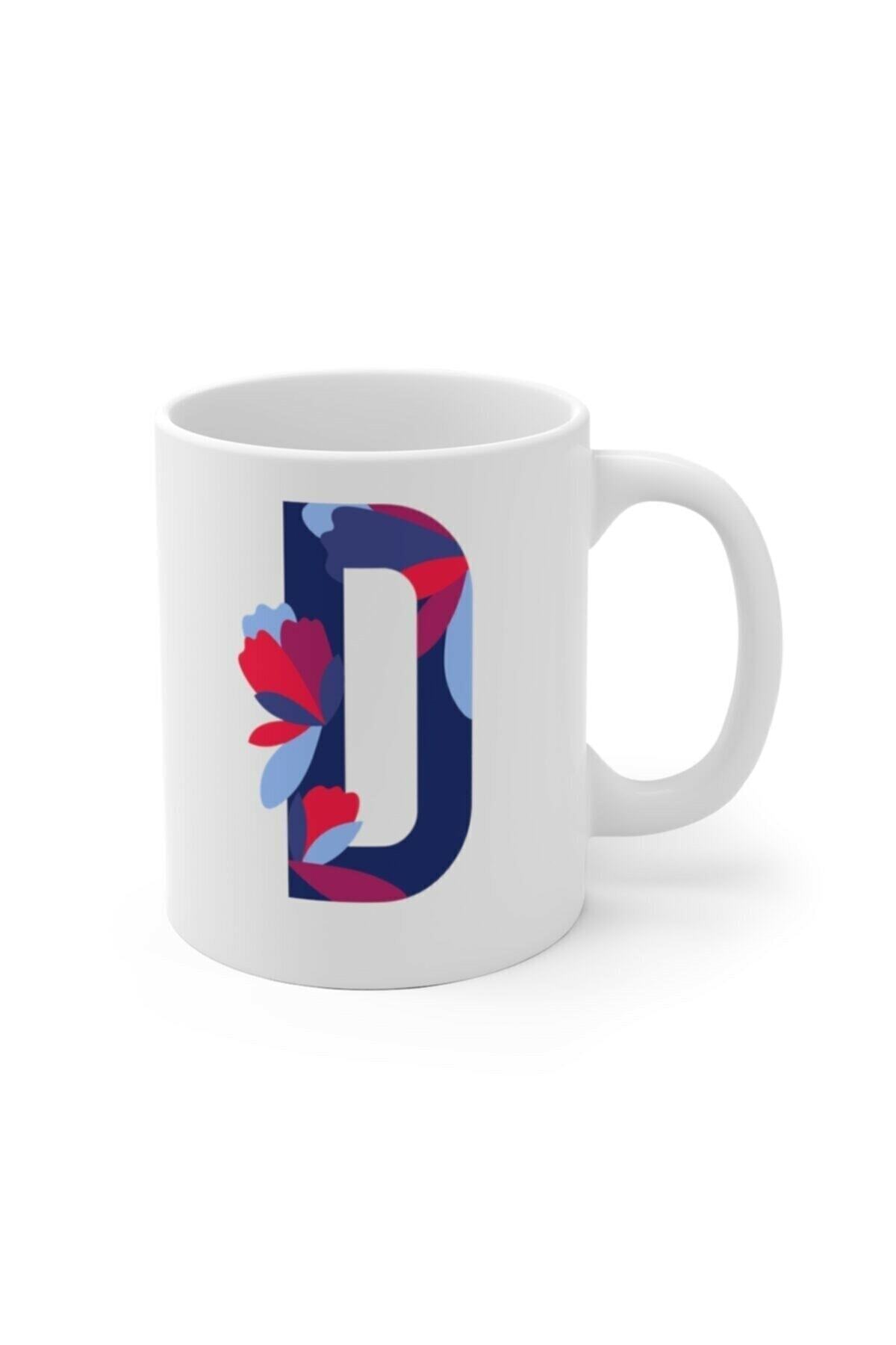 1_org_zoom-2362.jpg D Harfi Baskılı Kupa Bardak - Görsel 1