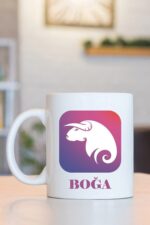 Boğa Burcu Kupa Bardak Baskılı Bardak Hediyelik Bardak Burçlar