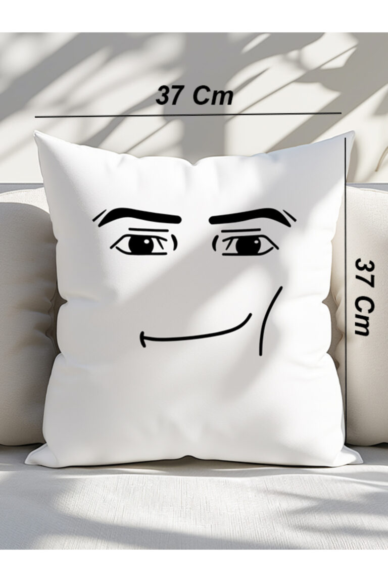 Roblox Man Face Yastık - Görsel 2