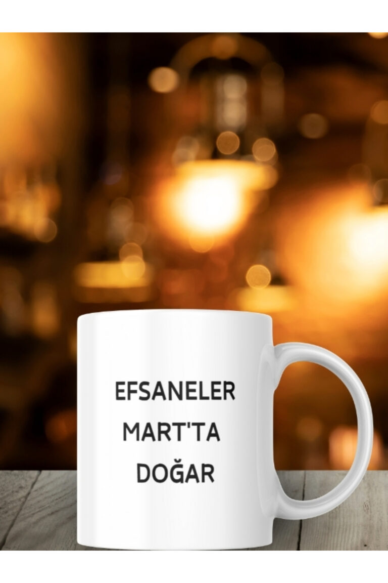 Efsaneler Martta Doğar  Yazılı Kupa Bardak - Görsel 2