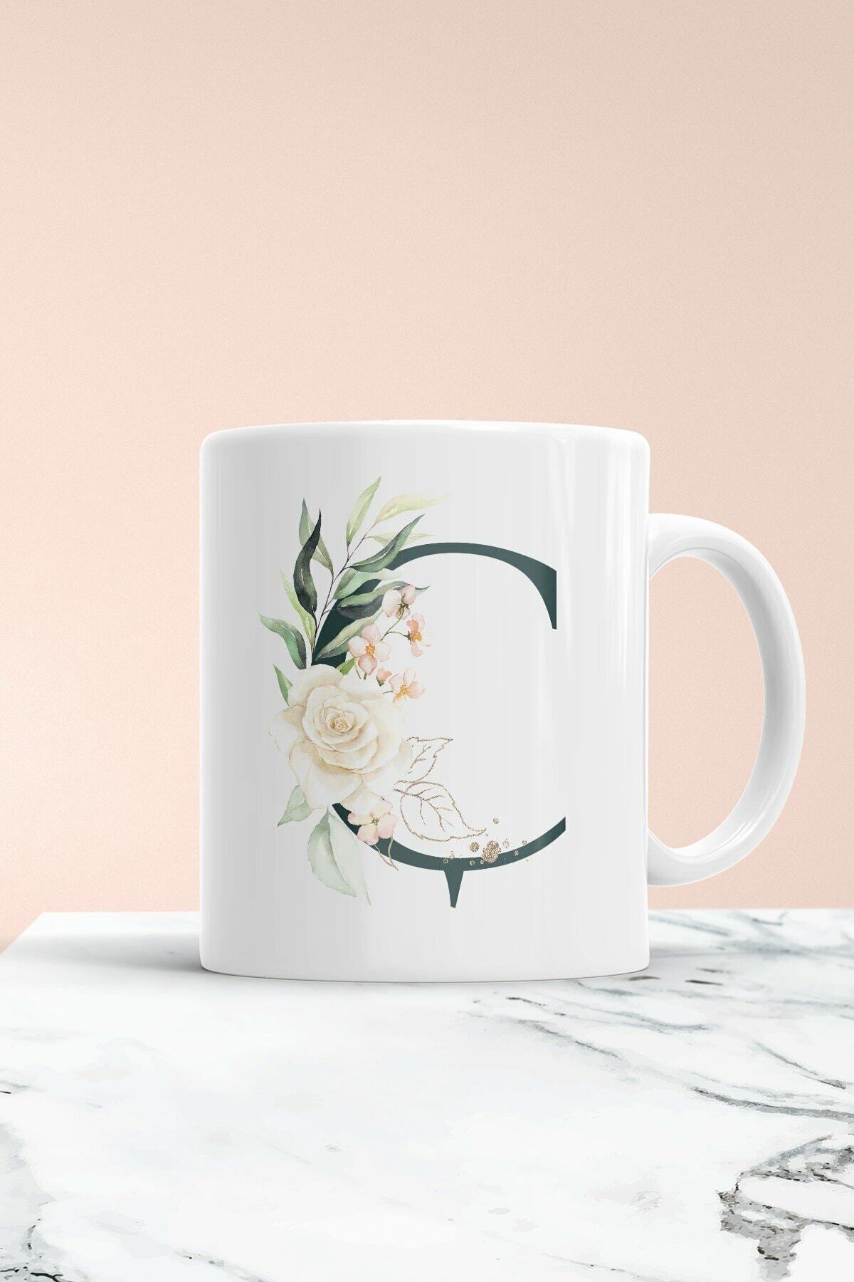 1_org_zoom-2433.jpg Ç Harf Baskılı Spring Koleksiyon Kupa Bardak - Görsel 1