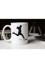 Futbolcu Temalı Beyaz Porselen Kupa-08 Tfspr-08