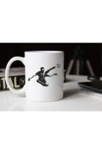 Futbolcu Temalı Beyaz Porselen Kupa-09 Tfspr-09