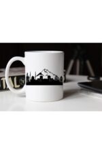 Kayseri Silüeti Temalı Porselen Kupa Tfsh-13