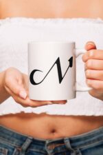 N Harfli Özel Tasarım Kupa