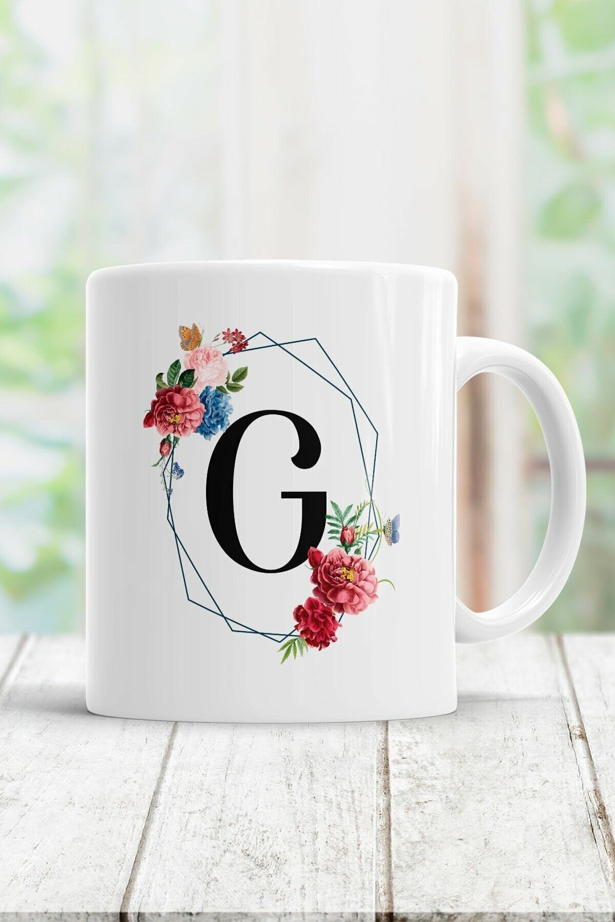 1_org_zoom-2531.jpg G Harfi Baskılı Kupa Bardak - Görsel 1