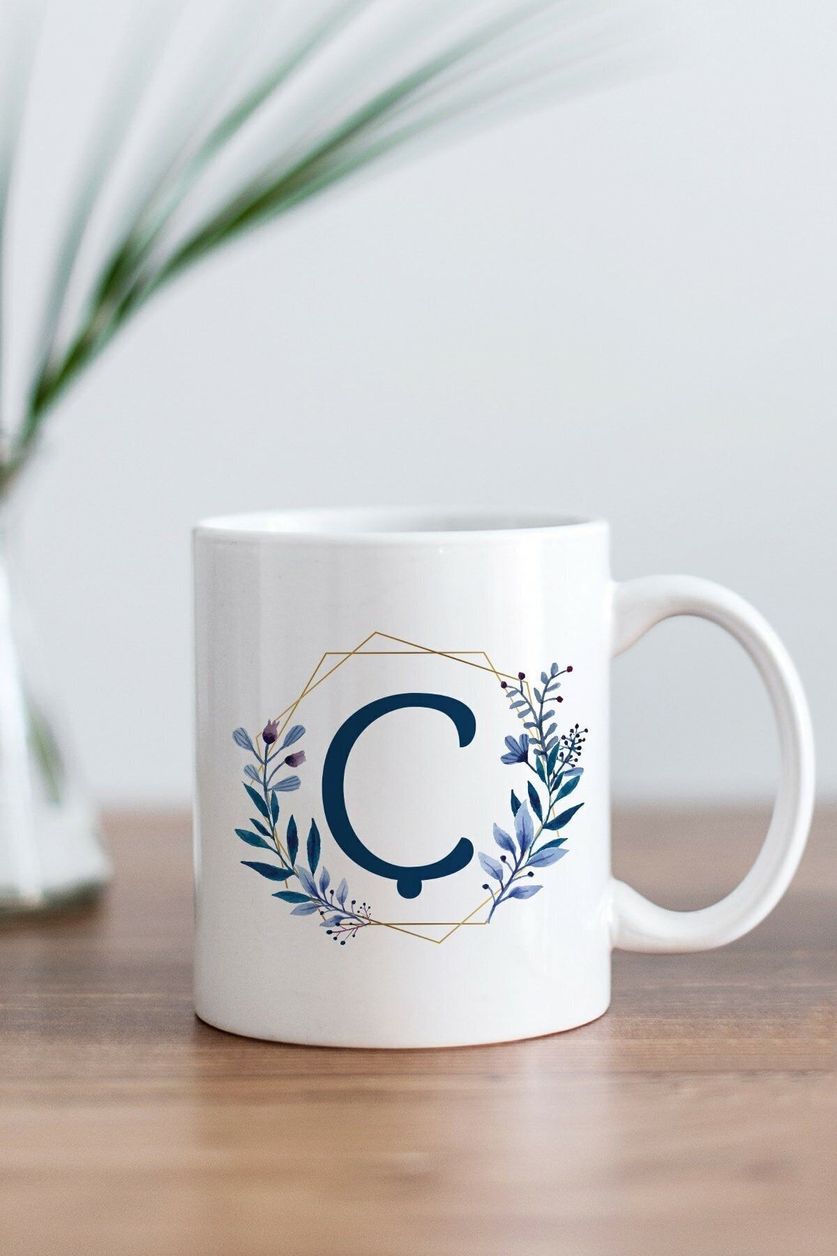 1_org_zoom-2532.jpg Ç Harfi Baskılı Kupa Bardak - Görsel 1