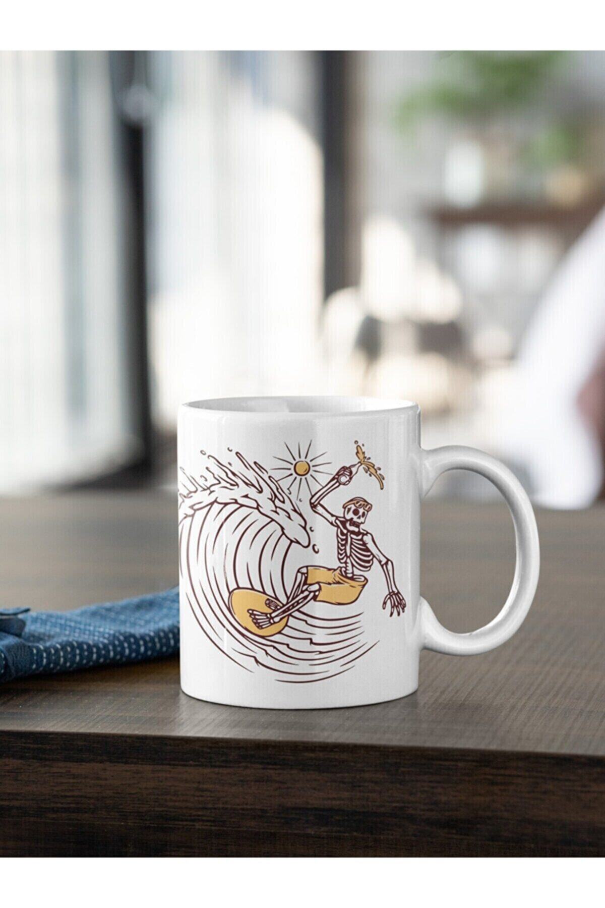 1_org_zoom-2557.jpg Sörf Serisi Deniz Kum Güneş 7 Baskılı Kupa - Görsel 1