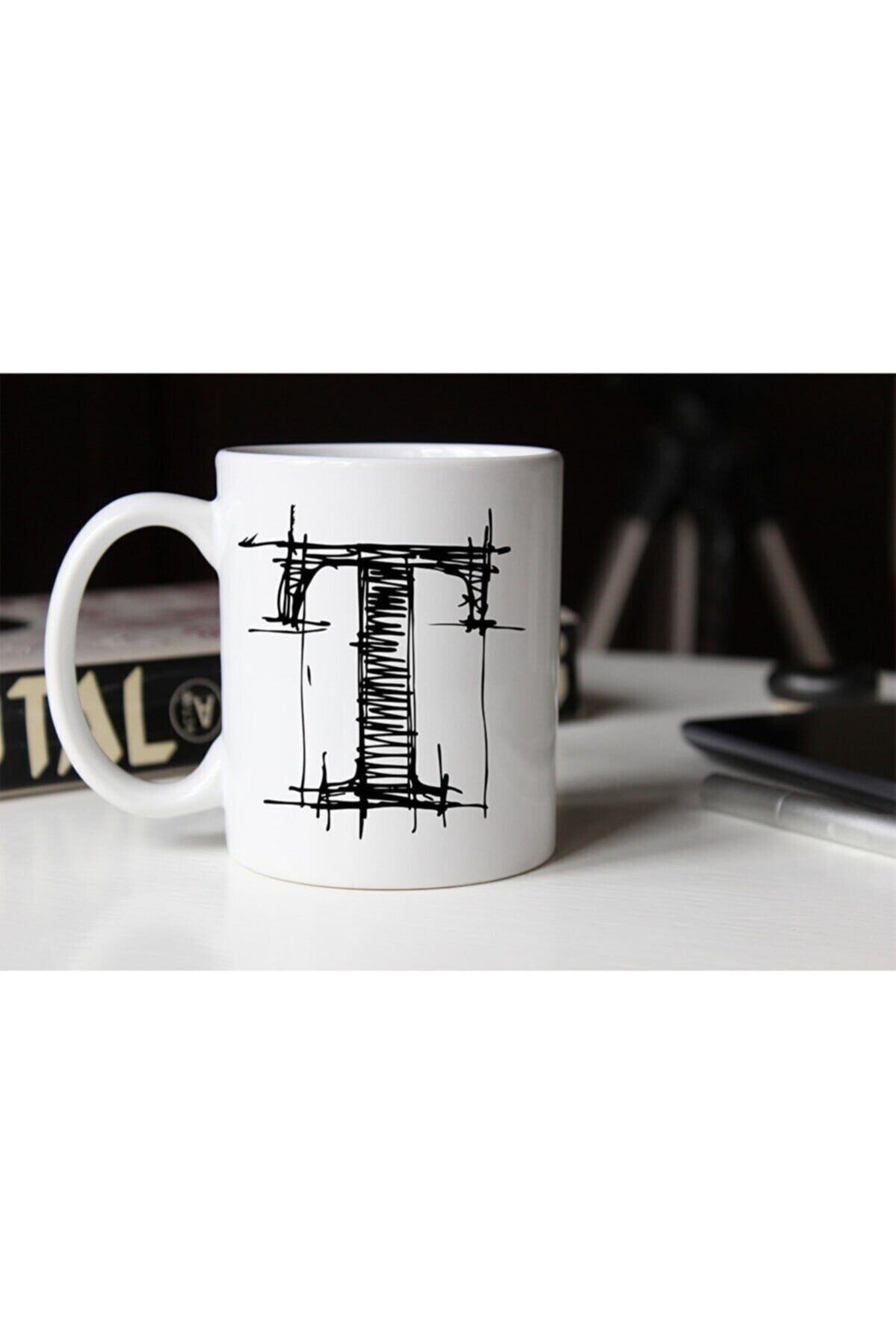 1_org_zoom-2573.jpg Özel Çizim T Harfli Porselen Kupa Tfshr-23 - Görsel 1