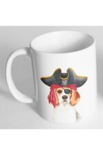 Beagle Korsan Baskılı Kupa Bardak