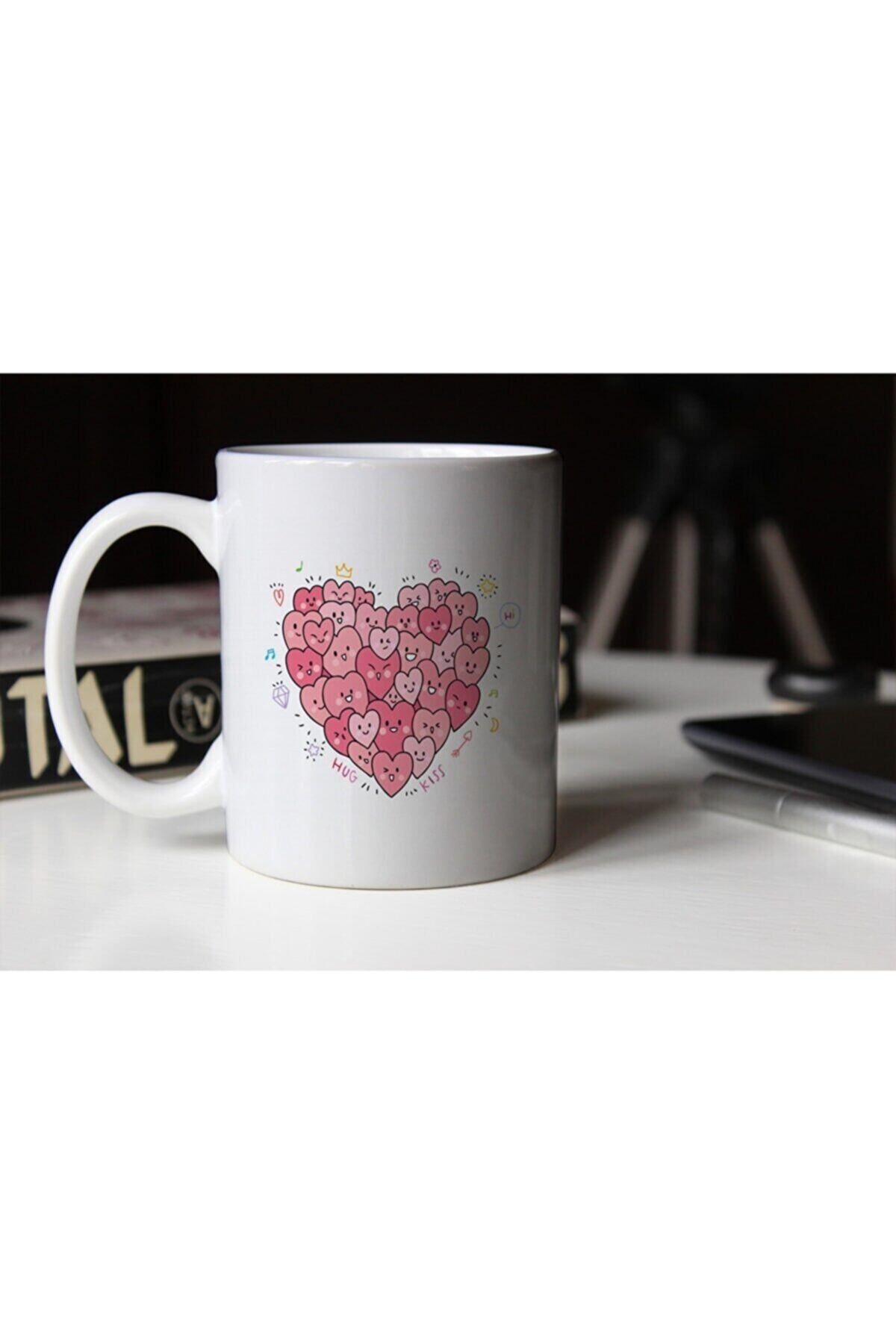 1_org_zoom-2728.jpg Emoji Kalp Temalı Beyaz Kupa Tfc-15 - Görsel 1