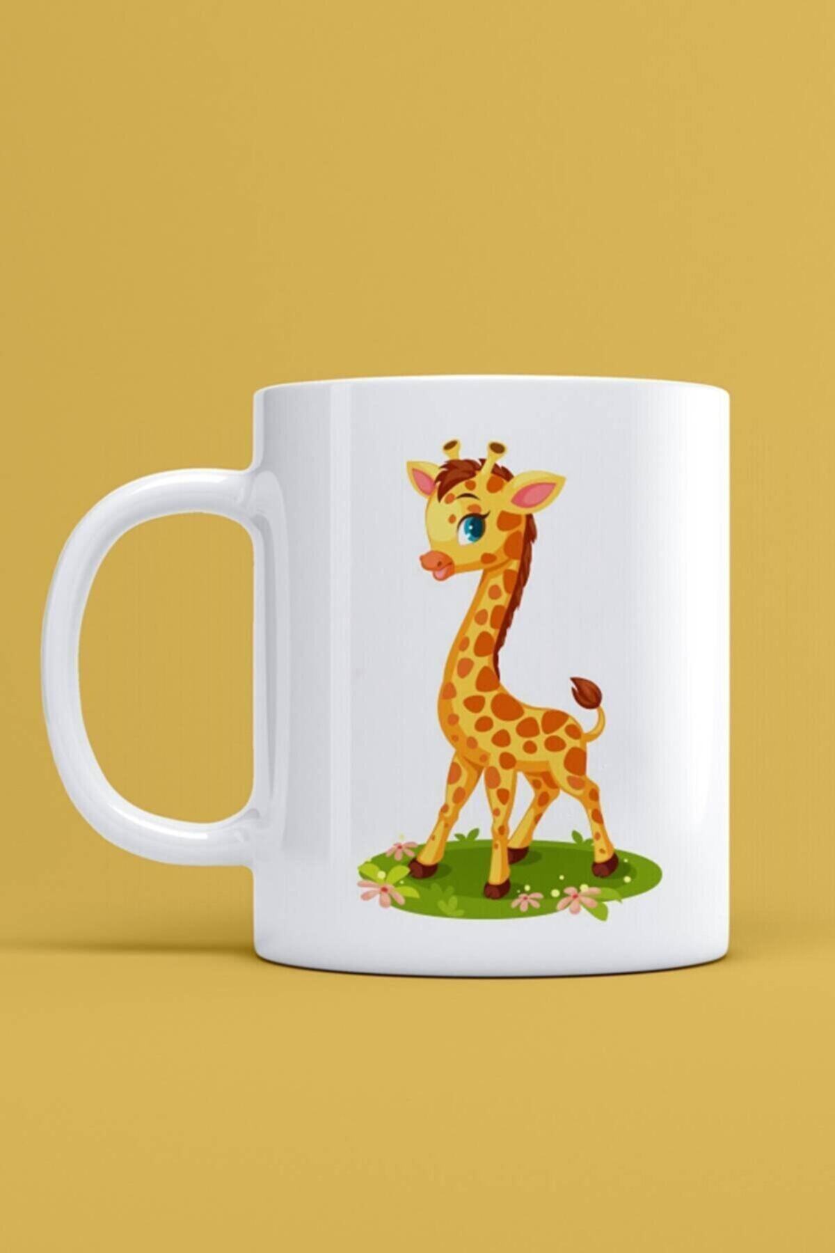 1_org_zoom-273.jpg Zürafa Basklı Kupa Bardak - Baskılı Bardak - Kupa - Görsel 1