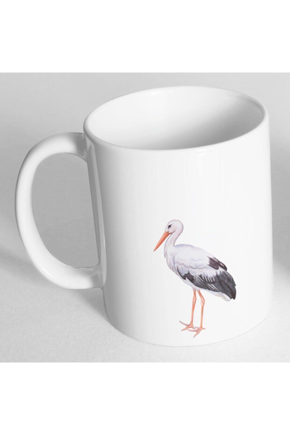 1_org_zoom-2782.jpg Leylek Resim Tasarım Baskılı Kupa Bardak - Görsel 1