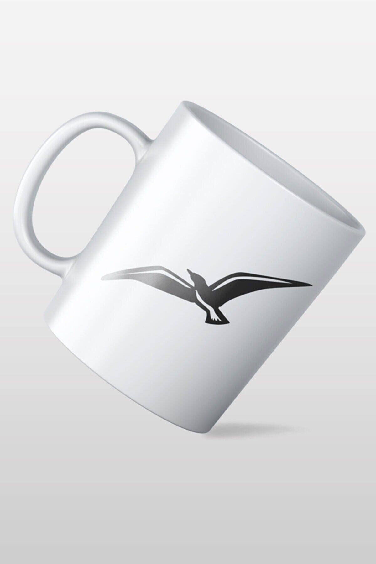 1_org_zoom-2794.jpg Martı Desenli Özel Tasarım Kupa Bardak - Görsel 1