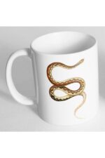 Leioheterodon Yılanı Baskılı Kupa Bardak