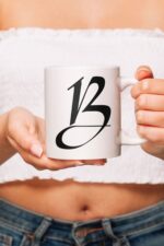 B Harfli Özel Tasarım Kupa