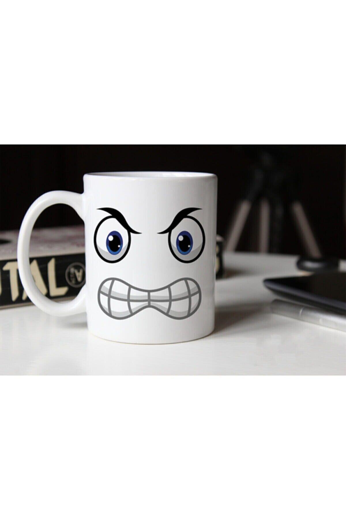 1_org_zoom-439.jpg Kızgın Emojili Beyaz Kupa Tfem-03 - Görsel 1