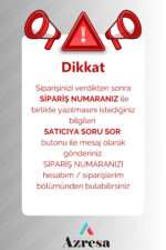 Kişiye Özel Beyaz Metal Kapı İsimliği 15x5 cm + Kapı Numarası 5x5 cm – Desenli, Şık Tasarım - Görsel 4