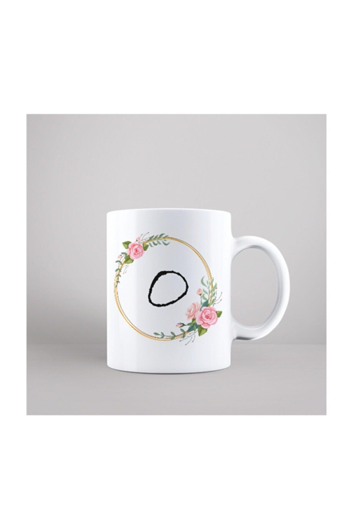 1_org_zoom-520.jpg O Harfli Çiçek Desenli Kupa Bardak - Görsel 1