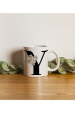 Y Harf Papatya Kupa Bardak