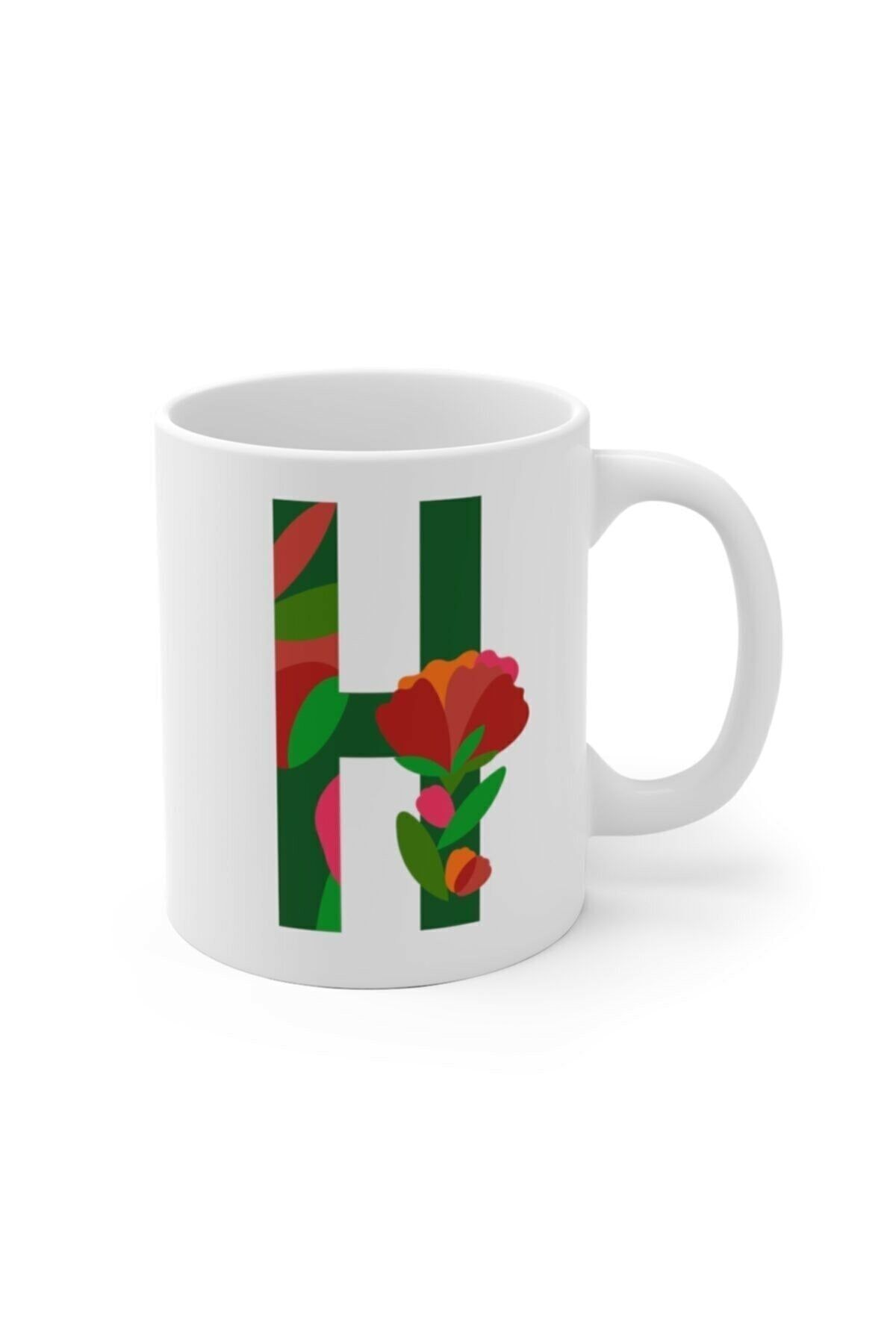 1_org_zoom-560.jpg Beyaz H Harfi Baskılı Kupa - Görsel 1