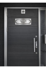 Kişiye Özel Kapı İsimliği - Klasik Model (15x5 cm + 5x5 cm) - Görsel 2