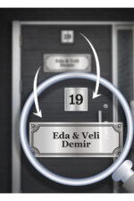 2'li Set Set Kapı Isimliği Ve Kapı Numarası - Kişiye Özel