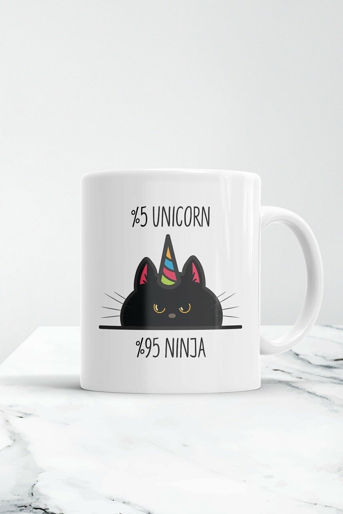 1_org_zoom-714.jpg Unicorn Ninja Kupa Bardak - Görsel 1