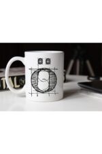 Özel Çizim Ö Harfli Porselen Kupa Tfshr-18