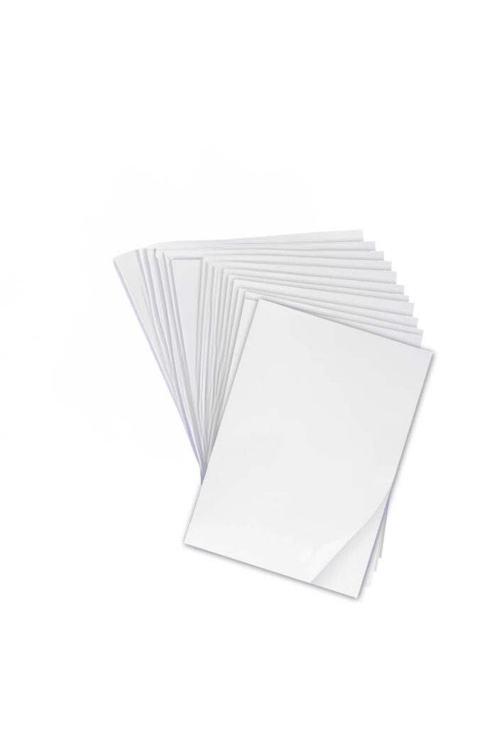 50 Adet Mat Yapışkanlı Boş A4 Etiket – Yazıcı Uyumlu Sticker Kağıdı (A4 Boyut, Kendinden Yapışkanlı) - Görsel 2