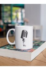 Mikrofon Baskılı Kupa