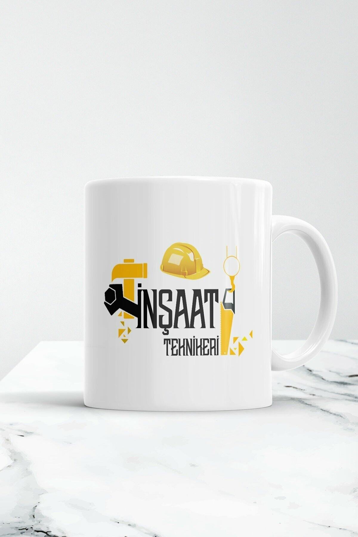 1_org_zoom-959.jpg Beyaz Inşaat Teknikeri Kupa Bardak - Görsel 1