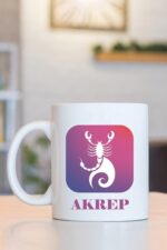Akrep Burcu Kupa Baskılı Bardak Burçlar